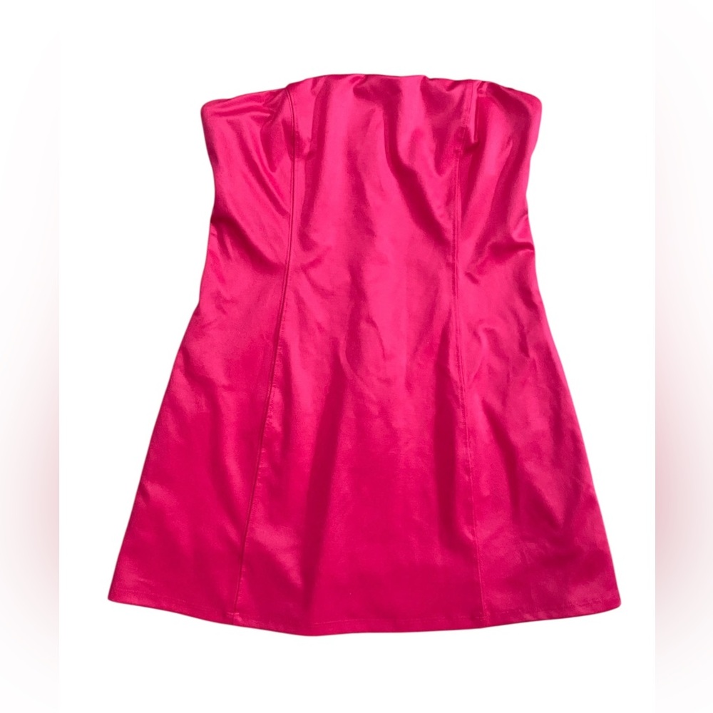 Kikiriki Strapless‎ Pink Dress Short Large